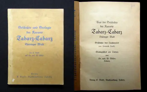 Aus der Geschichte Tabarz-Cabarz Thüringer Wald Geschichte des Lauchatales 1930