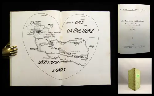 Kober Thüringer Wanderbücher Im Zauberbann des Rennsteigs 1939 Guide Landeskunde