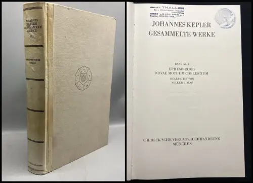 Bialas  Johannes Kepler Gesammelte Werke Band XI, 1 Ephemerides Novae 1983