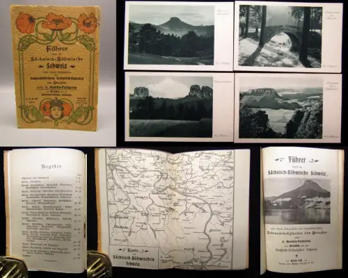 Führer durch die Sächsisch-Böhmische Schweiz Verzeichnis d. Sehenswürdigkeiten