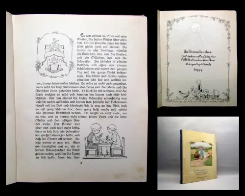 Schmerler Ebner Die Himmelsucher um 1910 Bilderbuch Kinderbuch Literatur