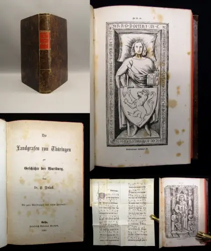 Polack Die Landgrafen von Thüringen zur Geschichte der Wartburg 2 Abbild. 1865