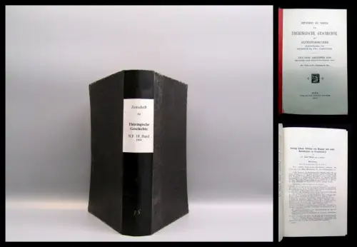 Dobenecker Zeitschrift des Vereins für thüringische Geschichte 18.Bd. 1908