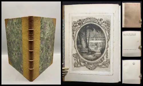 Borchardt, Rudolf Das Buch Joram 1907 Insel-Verlag Bibliophilie