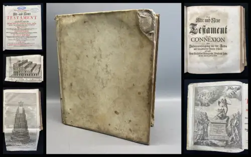 Humphrey Alt- und Neues Testament Teil 1(von 2) älteste Geschichte der Welt 1726