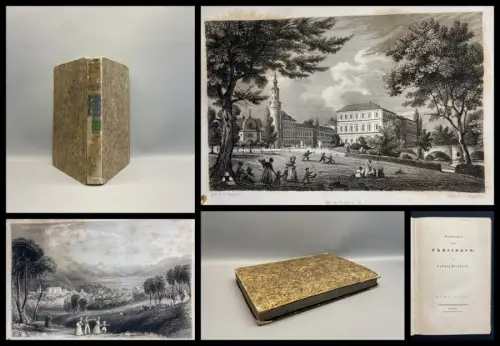Bechstein, Ludwig Wanderungen durch Thüringen um 1830 mit 30 Stahlstich-Tafeln