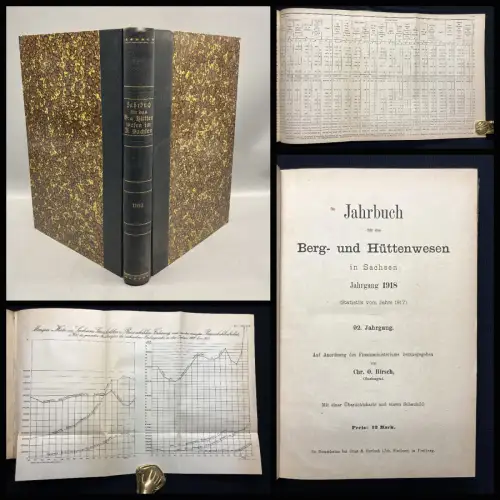 Jahrbuch für das Berg- und Hüttenwesen in Sachsen Jahrgang 1918, 92. Jahrgang