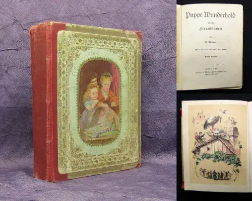 Cosmar Puppe Wunderhold und ihre Freundinnen 1888 Belletristik Literatur Lyrik