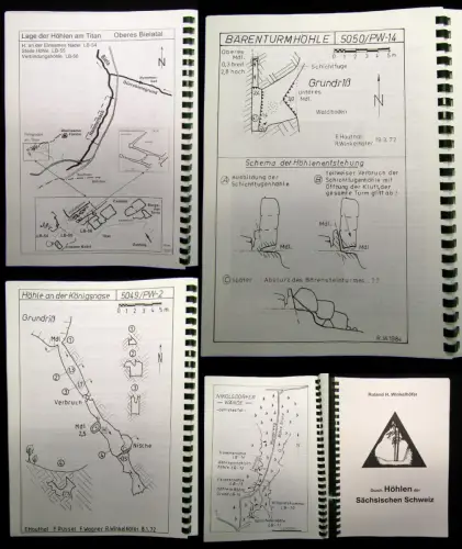 Winkelhöfer Durch Höhlen der Sächsischen Schweiz Katasterdokumentation 1998