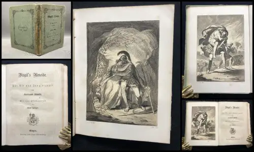 Schmidt Ferdinand Vergils Aeneide. Für Alt und Jung erzählt. Mit 4 Illustr.1862
