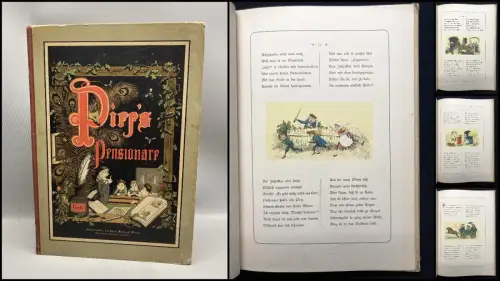 Linstow, Antonie Pieps Pensionäre. Humoristische Erzählung in Versen mit 30 Ill.