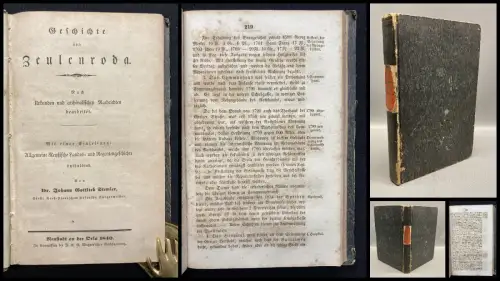 Stemler Geschichte von Zeulenroda. Nach Urkunden und archivalischen Nachrichten