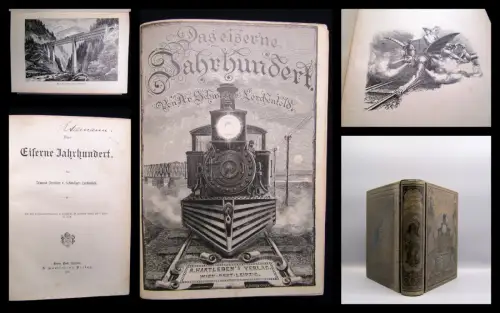 Lerchenfeld Das Eiserne Jahrhundert 200 Or.-Illustrationen in Holzschnitt 1884