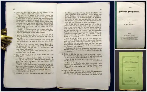 Dr. Philipp Jakob Spener Das geistliche Priesterthum um 1850 selten am