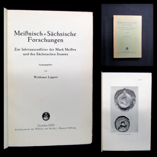 Lippert Meißnisch-Sächsische Forschungen Zur Jahrhundertfeier der Mark Meißen