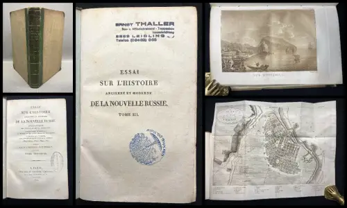 Castelnau Essai Sur L`Histoire Ancienne Et Moderne De La Nouvelle Russie 3.Bd.