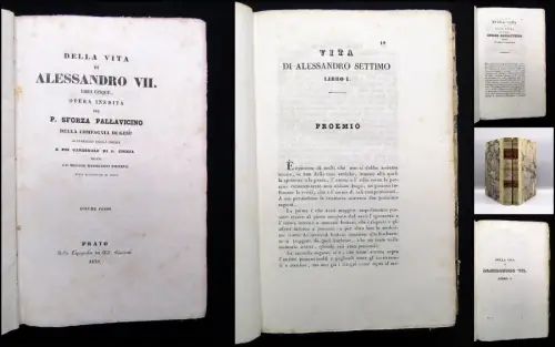 Pallavicino,Sforza Della Vita Di Alessandro VII. Libri Cinque 2 Bde. 1839,40