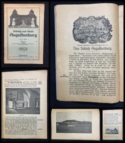 Harig Schloß und Stadt Augustusburg 1920 Freiberg, Mittelerzgebirge