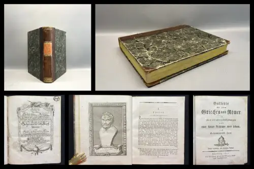 Zapf,Georg Gallerie der alten Griechen und Römer in zwey und 80 Abbildungen 1801