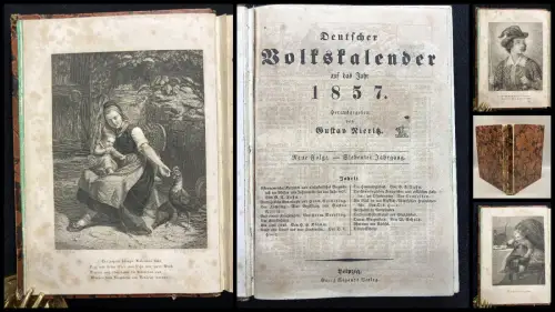 Deutscher Volkskalender auf das Jahr 1857(7.Jhg.), 1858(8.Jhg.), und 1859(9. Jhg