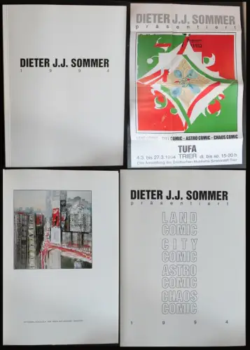 Sommer Katalog Ausstellung 1994 Land Comic City Comic Astro Comic Chaos Comic 