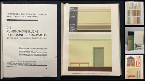 Rückert,Otto Die Kunsthandwerkliche Förderung des Baumalers 1929 42 Tafeln