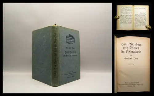 Platz Vom Wandern und Weilen im Heimatland 1923 Landeskunde Ortskunde Geographie