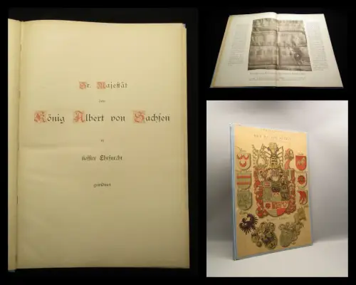 Kaemmel 800 Jaehr. Jubelfeier des Hauses Wettin 1889 Geschichte Sachsens Fürsten