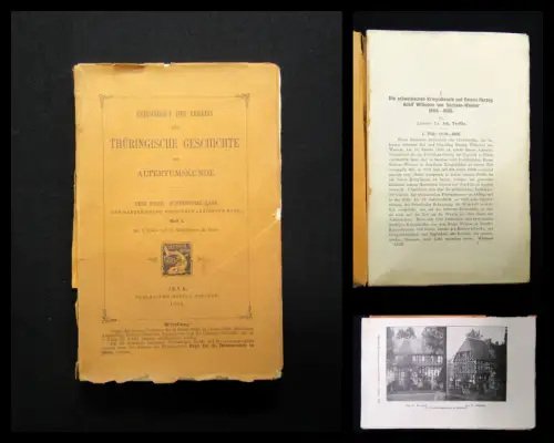 Dobenecker Zeitschrift des Vereins f. Thüringische Geschichte 15.Bd. 1904 Heft 1