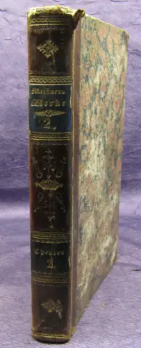 Meißners sämmtliche Werke 2.Bd. Theater 2. Theil 1813 Belletristik Klassiker js