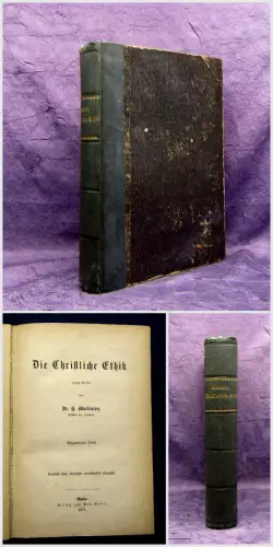 Martensen Die Christliche Ethik 1871 Theologie Kirche Religion mb