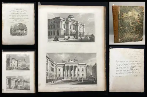 Sammelband aus 2 Werken Displayed In A Series Of Views Or Edinburgh[...] 1829