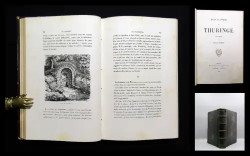 Humbert, Edouard Dans La Foret De Thuringe Voyage D`Etude 1862 Reise Abenteuer