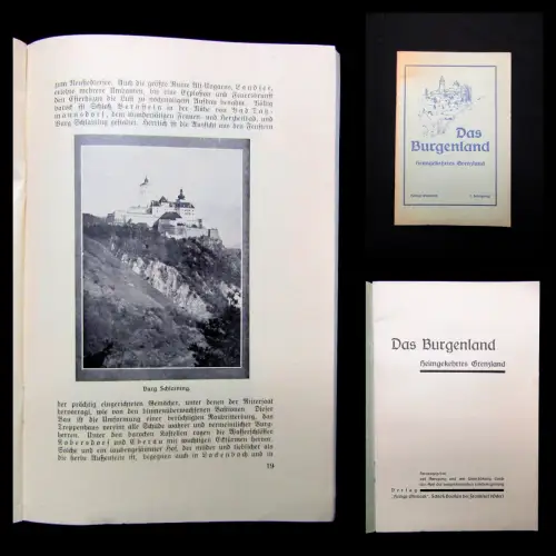 Das Burgenland heimgekehrtes Grenzland 1925 5.Jahrgang Ortskunde Guide