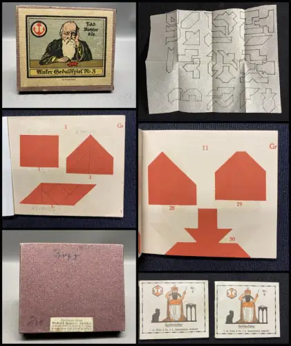 Anker, Firma Ad. Richter & Cie. A.-G. Geduldspiel Nr.5 Grillentöter Baukasten