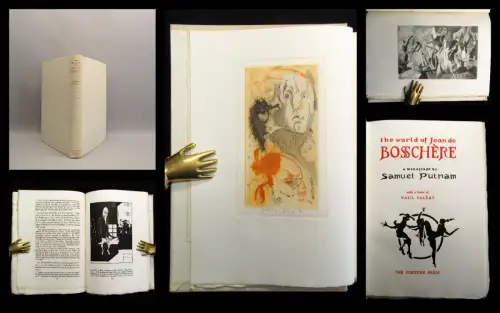 Putnam The World of Jean de Bosschere o. J. 1932 Erstausgabe Grafik Radierung