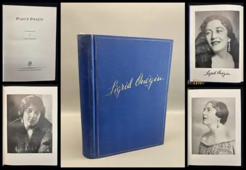 Penzoldt Fritz Sigrid Onegin 1939  Oper Opernsängerin Onegin Theater Gesang