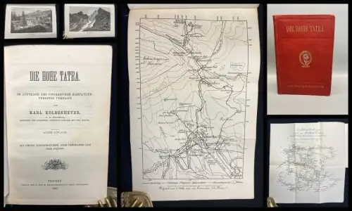 Kolbenheyer, Karl Die Hohe Tatra im Auftrage d.Ungarischen Karpathenvereine 1891