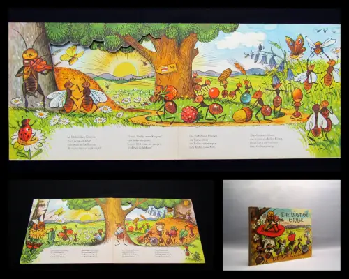 Novak Krumbach Die lustige Grille 1966 EA Selten Kinderbuch Bilderbuch