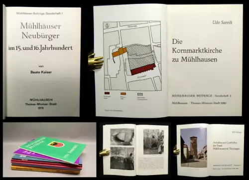 Mühlhäuser Beiträge Sonderhefte 1,3,5 und 9-13 gesamt 8 Hefte 1979-2000