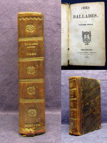 Hugo Odes et Ballades 1832 Belletristik Lyrik Poesie Prosa mb