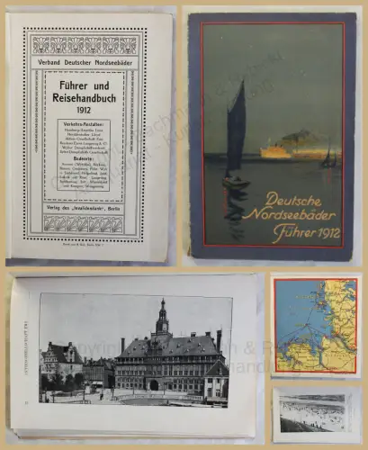 Orig. Prospekt Deutsche Nordseebäder 1912 Ortskunde Landeskunde Geografie xy