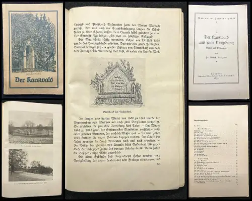 Störzner, Fr. Bernh. Was unserere Heimat erzählt 2. Der Karswald selten 1929
