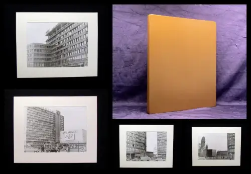 10x Fotos Berlin(West)- Mitte 19070er Jahre im Passepartout Faltmappe Tourismus