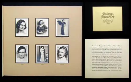Sammelbilderalbum Die schönsten Frauen der Welt Schönheitsköniginnen 1933 kompl.