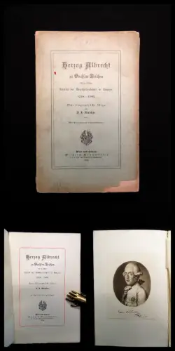 Malcher Herzog Albrecht zu Sachsen-Teschen 1738-1766 1 Photogravure 1894