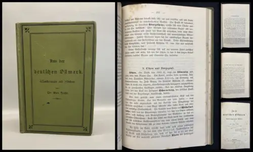 Hecht Aus der deutschen Ostmark. Wanderungen und Studien 1897 Ortskunde