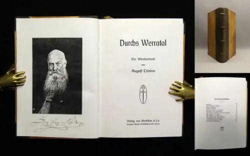 Trinius, August Durchs Werratal Nachdruck des Spamer Verlags o.J. um 1900 Lyrik