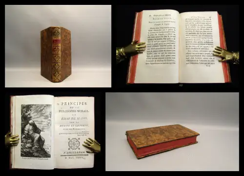 Diderot, Denis Principes de la Philosophie Morale 1772 Neue Ausgabe (EA 1745)