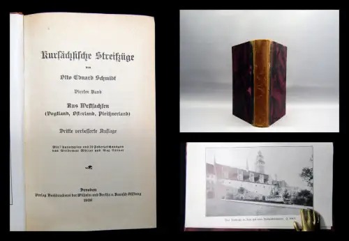Schmidt Kursächsische Streifzüge 4. Bd apart Aus Westsachsen 1928 Landeskunde